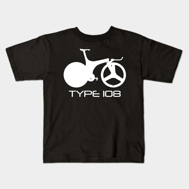 Lotus Sport Type 108 Bicycle Kids T-Shirt by nutandboltdesign